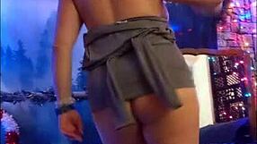 Steffi Grey, hotwife MILF, shows her slutty side with a sexy dance