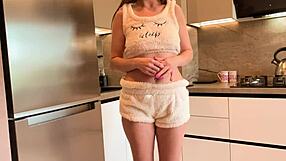 stepfather teaches stepdaughter to fuck so she doesnt disgrace in front of guy - russian amateur with conversations.