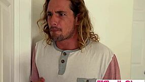 I watch Haley and Freya in stepbro's glory hole fun