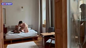 she didn't mind joining them in shower group fuck with doggystyle and sucking