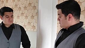 Yuri Gaucho Stroking His Big Gay Dick In Front Of The Mirror