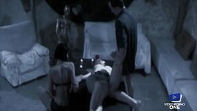 Lavandra May and Elke intensely share a big cock in group anal