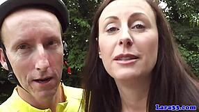 classy mature brit bent over for deep doggystyle action