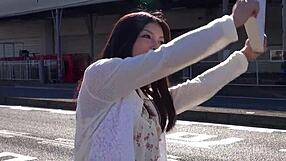 Japanese Girl With Small Tits Hitchhikes Despite No Money