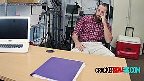 Muscled White Bear Pounded By Huge Black Dong