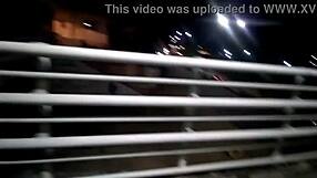 Cheating Girlfriend Fucks Friend Outside On Bridge