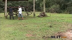 I'm a gay farmer, loving this hot public fuck with another guy on the ranch