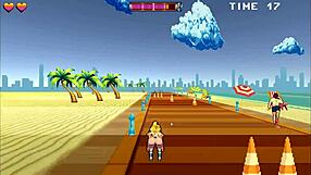 Roller Babe Bound In Outdoor BDSM