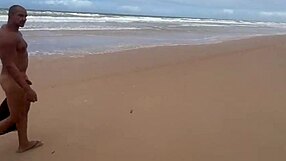 I WENT WITH MY FRIEND TO GIVE PUSSY ON A NUDIST BEACH FOR THE BIG DICKS