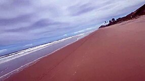 I WENT WITH MY FRIEND TO GIVE PUSSY ON A NUDIST BEACH FOR THE BIG DICKS