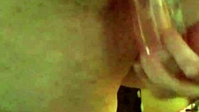 my fat wife puts on a solo show with dildo and toys