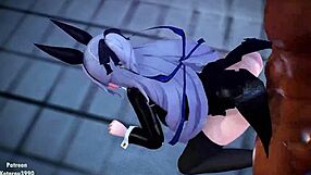 Bronya engages in intense hentai anime sex scenes