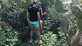 i'm getting bareback fucked by a huge cock in the forest, feeling every monster inch deep inside me