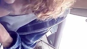 Giving morning blowjob to my buddy in car, sloppy and deep