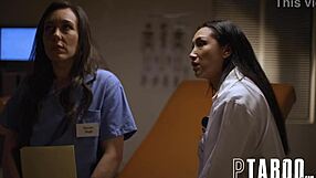 Sinn sage and vicki chase feel intense emotions in malpractice hardcore lesbian scene