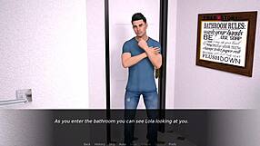 Hey, John takes a steamy shower with Lola in Dusklight Manor.