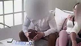 this lesbian anal tease in the villa is hot