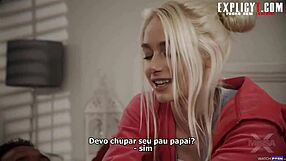 Consoling my stepdaughter after she was betrayed, subtitled.