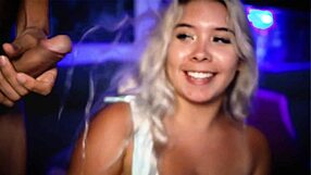 does this blonde suck cock good on cam?