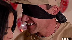 Abbie Cat & Anissa Kate Blow Soldiers' Massive Cocks on Valentine's Day!