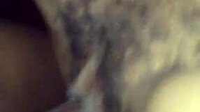 Ebony girl bursts nuts with monster cock