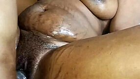 Stepmom learns to climax with big cock guiding her