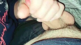 Shape691 eagerly sucks cock and swallows cum in homemade blowjob