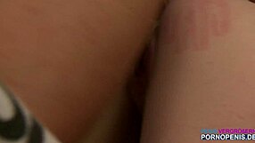 Blonde college girl engages in hardcore sex with her german colleague boyfriend.