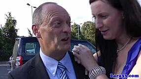 British milf in stockings getting fingered 😍