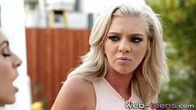 Cute Little Teen Fingers Herself with Intense Emotion