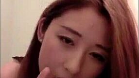 Chinese Girl Dominates Her Solo Masturbation Session with Power