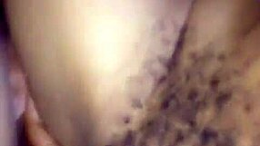 Ebony girl bursts nuts with monster cock