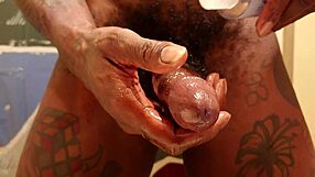 big dick cumshot as hallelujah johnson jacks off