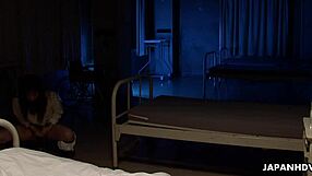 Asian woman enjoys a hearty oriental snack