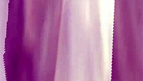 Anime girl feels hot spring bliss