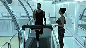 Football Star shines in 3D cartoon athletic showdown part 1.