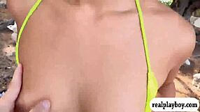 i saw two teen babes showin off their asses and we had a foursome sex outdoors