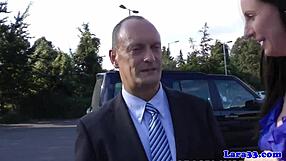 British milf in stockings getting fingered 😍