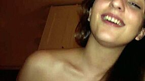 Jimena Lago's Latina Big Tits Tease in Homemade Blowjob and Facial