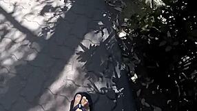 Public Risky Sex In Pool Shower With Stepsister Sucking Cock And Cumshot