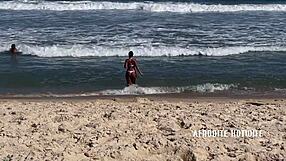 Does Afrodite Suck Cock On The Beach?