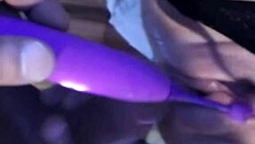 Wet Blonde Squirts From Big Tits And Pussy Play In Stockings