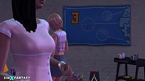 3D hardcore game with a hot cartoon mom and a stud for friend