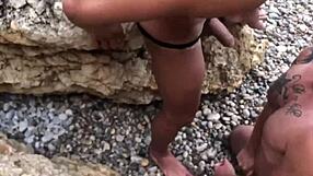 Hey, check out this gay cruising compilation on the public beach