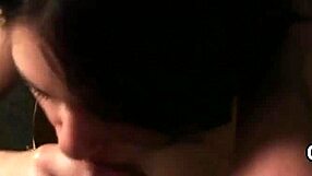 wacky honey swallows all the sperm load from blowbang facial.