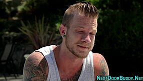 Gay Athlete Receives Facial Cumshot