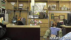 This amateur slut gives sloppy blowjob and gets her pussy fucked hard