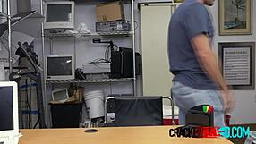 Gay celebrity takes director's big black cock in intense scene!