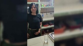 Behind the land fight, my stepcousin and I share a moment.