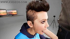 Sloppy Deepthroat Blowjob In 3D Anime